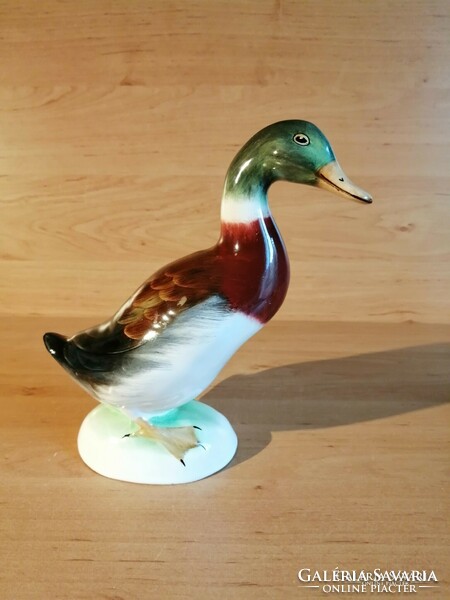 Bodrogkeresztúr ceramic duck 18 cm (po-1)