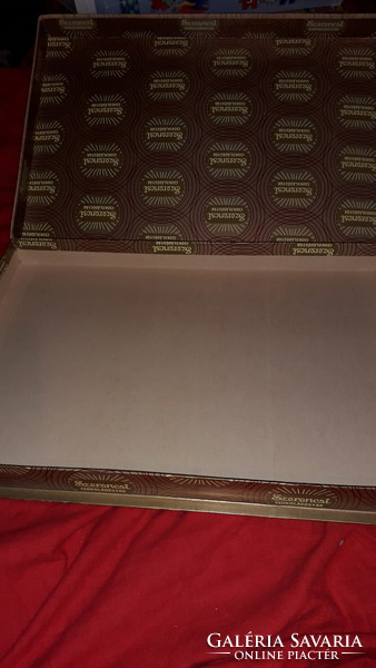 EXTRÉM RITKA 1982. SZERENCSI GOURMAND DESSZERT 70 dkg bonbon doboz 40x28 cm a képek szerint