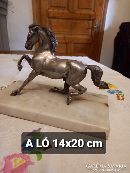 Antique horse sculpture