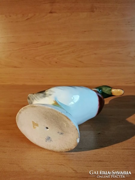 Bodrogkeresztúr ceramic duck 18 cm (po-1)
