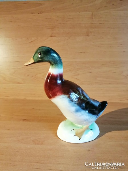 Bodrogkeresztúr ceramic duck 18 cm (po-1)