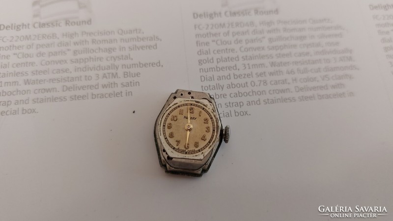 (K) rotary antique women's wristwatch, works about 6 minutes late, 1.7 cm without crown.