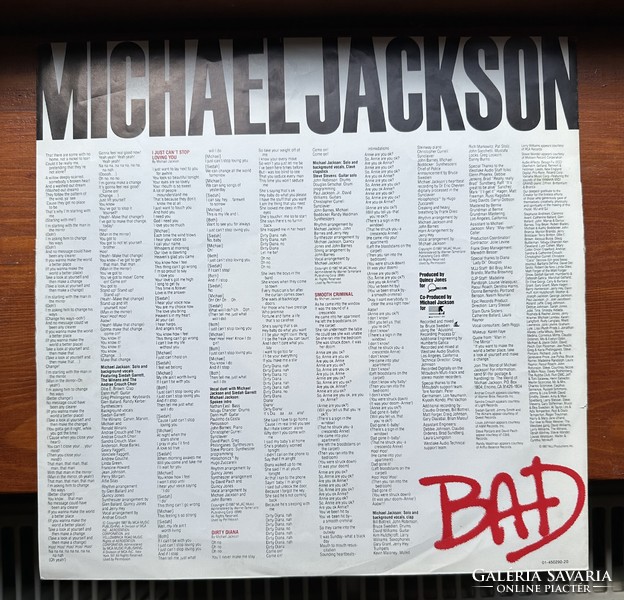 Michael Jackson Bad 1987