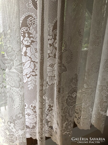 Lace curtain ready-made curtain 4.27 m x 1.40 m high
