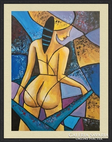 B.Tóth iris abstract painting