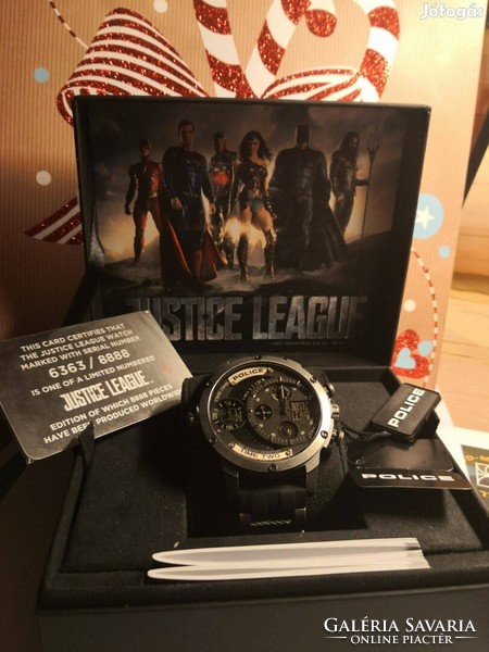 Justice league police men's wristwatch numbered set14536 new HUF 115,000