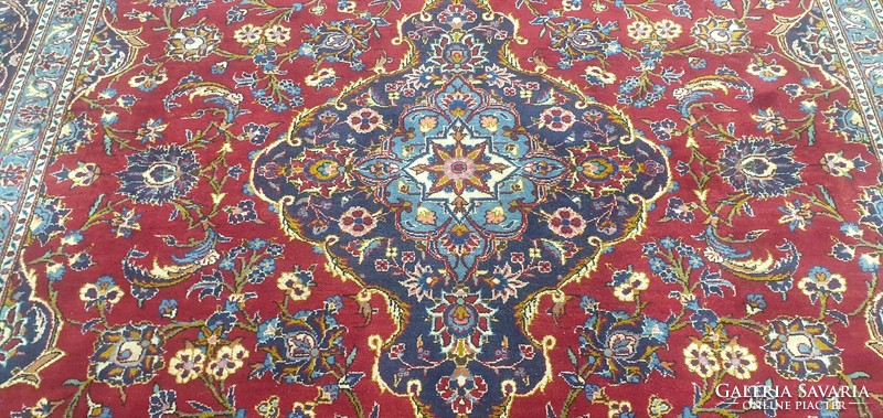 3096 Iráni Keshan kézi csomó gyapjú perzsa szőnyeg 350X250CM INGYEN FUTÁR