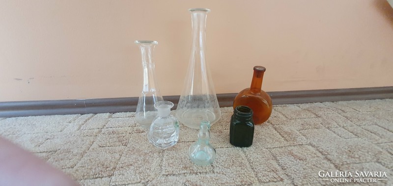 Decorative bottles 6 pcs