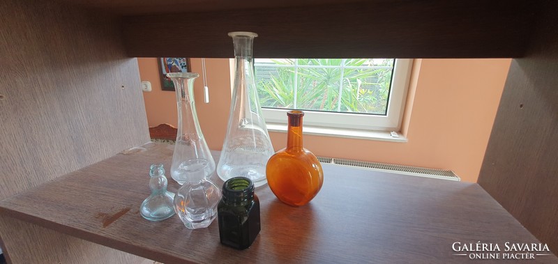 Decorative bottles 6 pcs