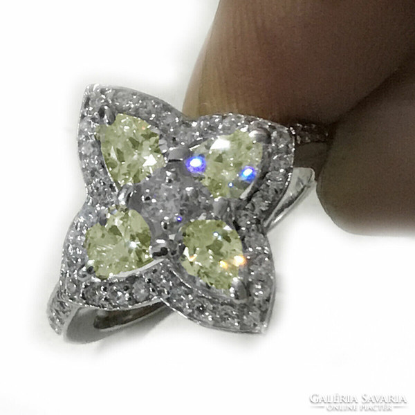 3.14 Ct vvs1 Valodi moissanite diamond 925 sterling silver ring