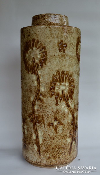 Zsolnay pyrogranite floor vase.