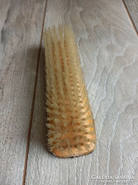 Beautiful old clothes brush (15.7x4.7x3.8 cm)