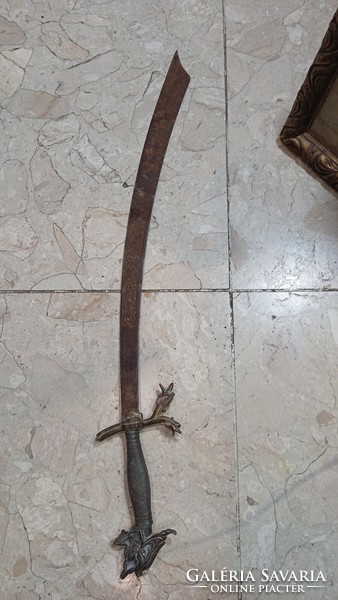 Xix. Century sword with a blade length of 80 cm, a rarity.