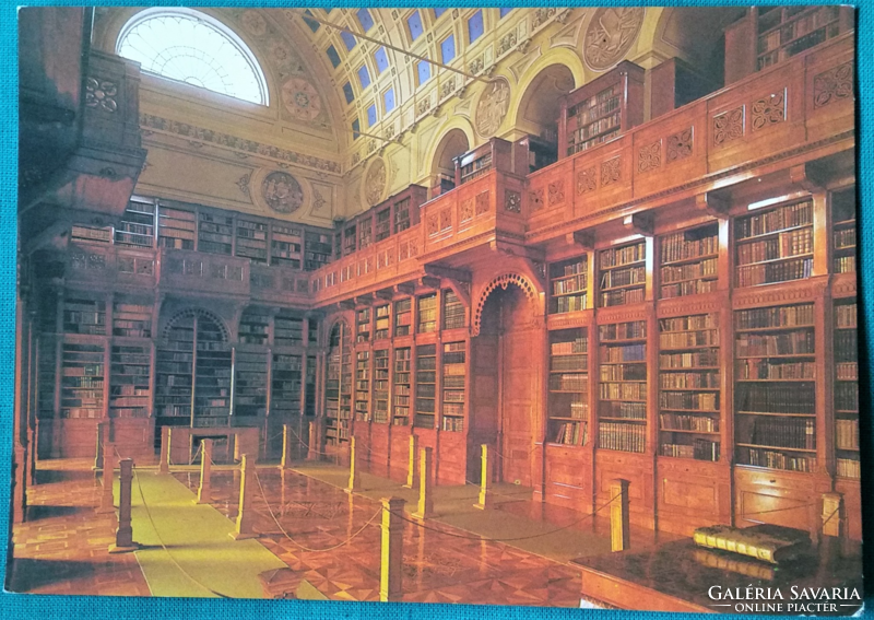 Zirc, reguly antal scientific library postcard, 1983