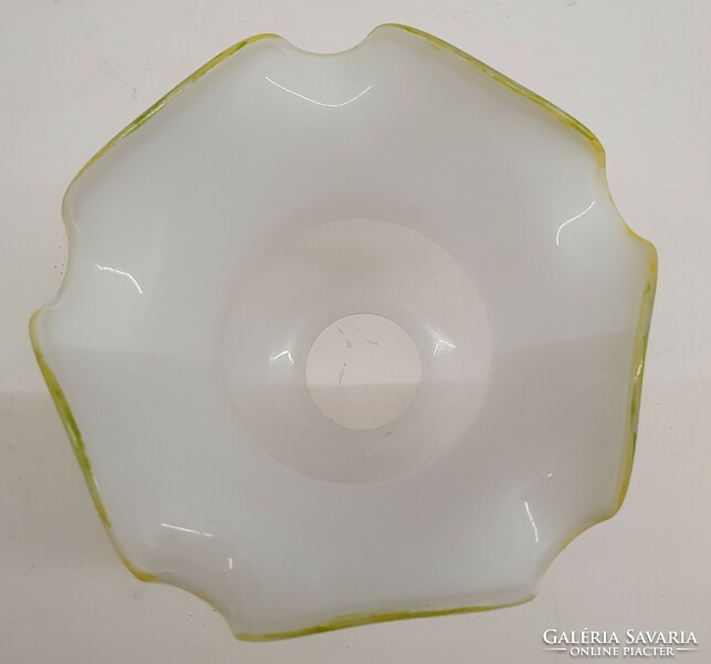 Rippled milk glass lampshade for sale, flawless