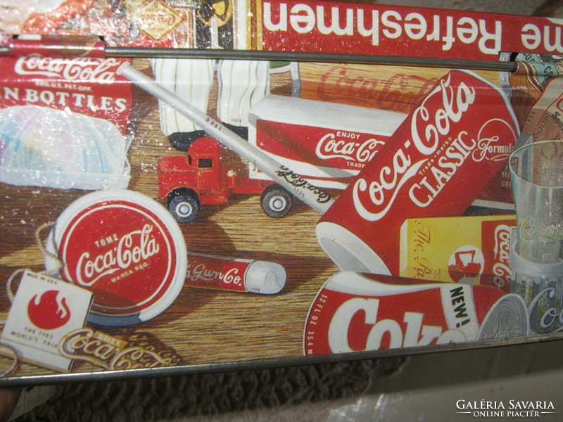 Coca - cola fémdoboz pléh doboz