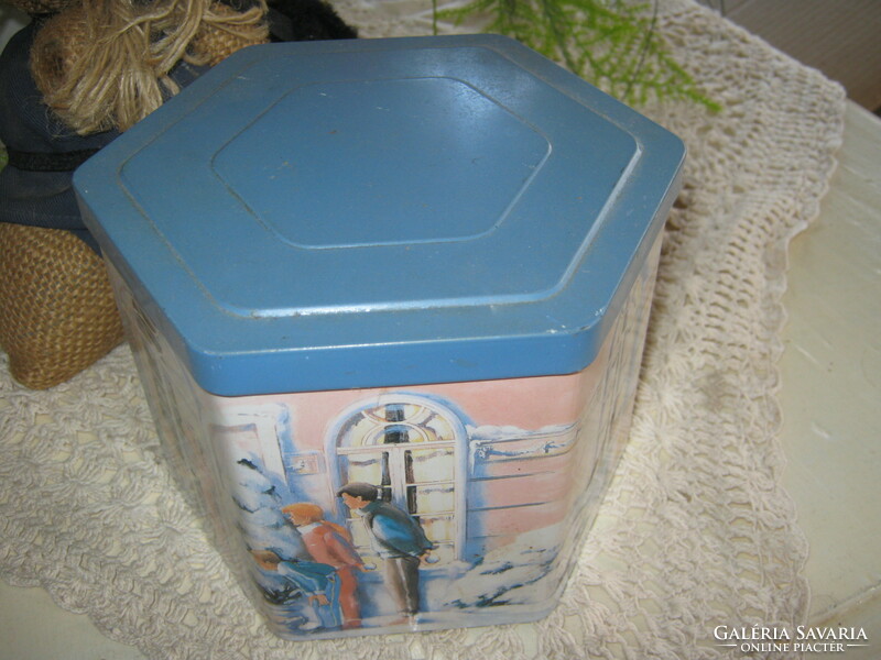 Eduscho metal box tin box