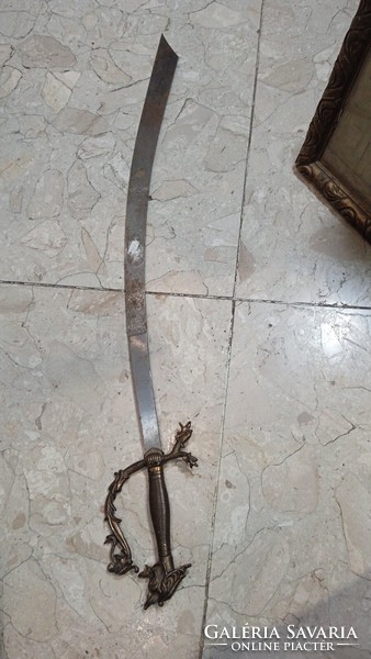 Xix. Century sword with a blade length of 80 cm, a rarity.