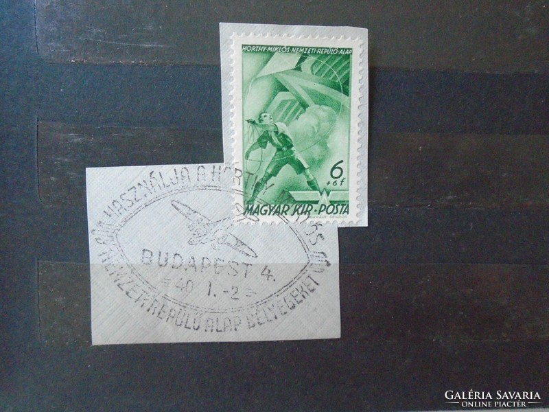 Ba1004 uses the Miklós Horthy national flying basic stamps 1940 i.2.