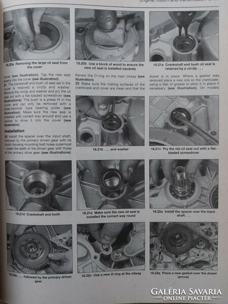 Haynes: DUCATI 600, 620, 750, 900  Manual - 1991 - 2005 ig angol nyelvű szerelési kézikönyv - 549