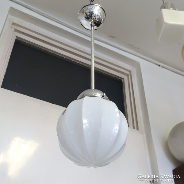 Art deco ceiling lamp renovated - 