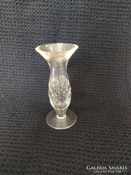 Antique glass crystal vase