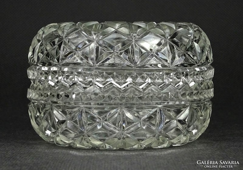 1N151 large glass jewelery box bonbonnier