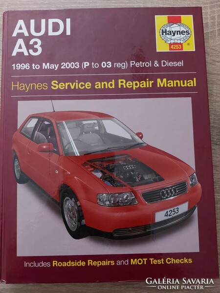 Haynes: audi a3 manual - assembly manual in English until 2003 - 547