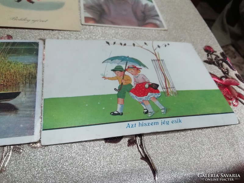 Régi gyermek képeslapok 10 db