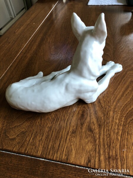Schau bach kunst porcelain shepherd dog