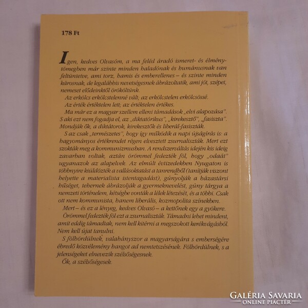 József Bognár: keg for the press, regime change in the light of communication, Hunnia publishing house, 1992.