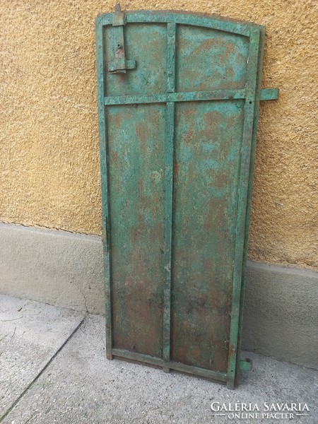 Antique iron door