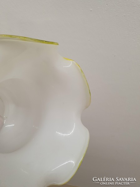 Rippled milk glass lampshade for sale, flawless