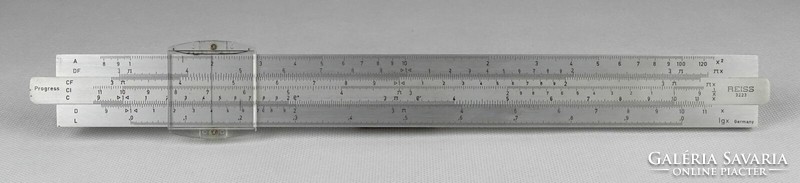 1N147 large reiss aluminum log bar in case 34.5 Cm
