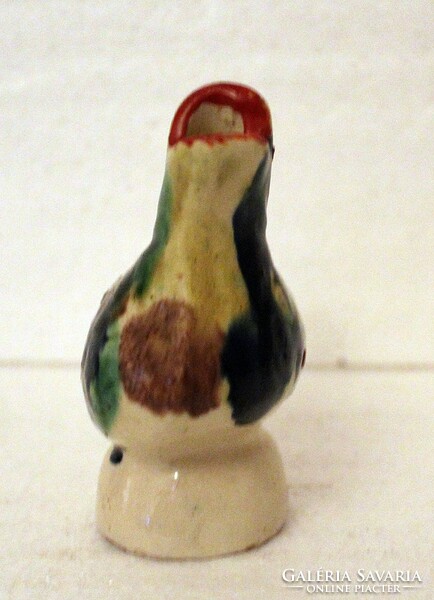 Old glazed ceramic bird whistle