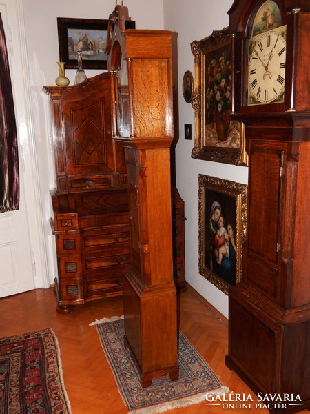 Also video - baroque standing clock from the first half of the 1800s in excellent and reliably working condition