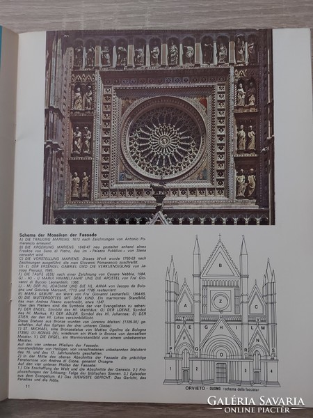 Marcello Solini: Orvieto Cathedral - with pictures, descriptions - informational book in German - 546