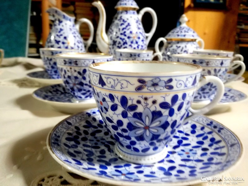 Bieder 6-person tea set - the classic blue and white