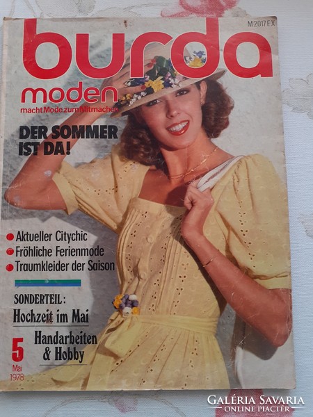 Burda 1978/5 - nincs melléklet hozzá