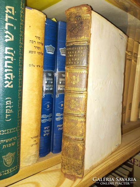 1790-es Héber-Szamaritánus Tóra-Pentateuch, Mózes Öt könyve, Biblia