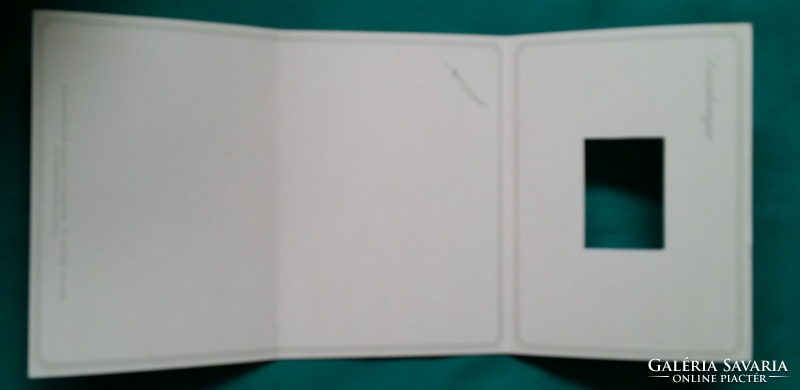 Dunakanyar részletek, kinyitható postatiszta képeslap, levelezőlap, 1988