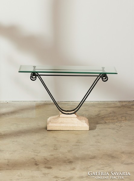 Vintage Italian console table from the 1980s