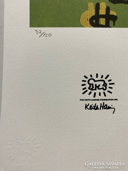 Keith Haring with original signature