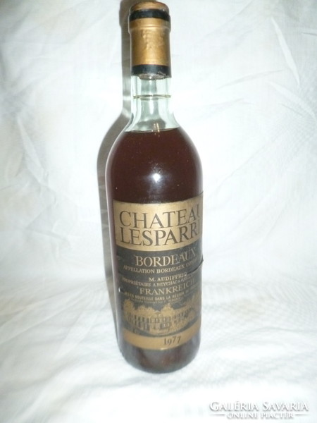 Chateau Lesparre Bordeaux French wine 1977