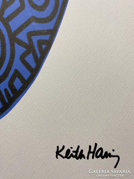 Keith Haring with original signature