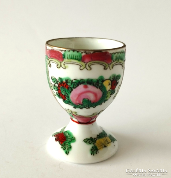 Hand-painted porcelain soft egg cup