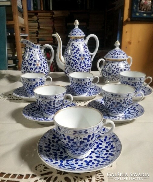 Bieder 6-person tea set - the classic blue and white