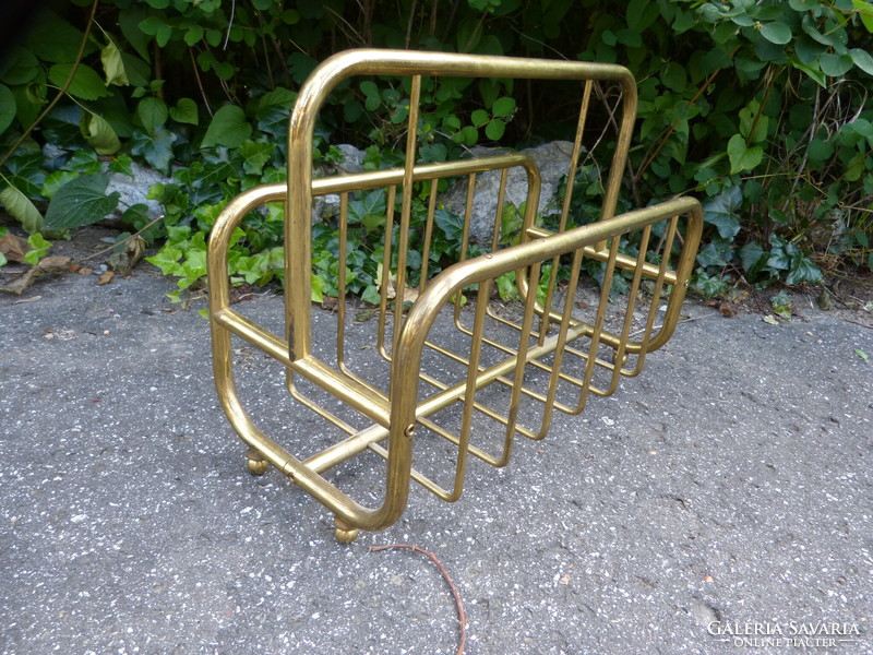 Retro copper stand, newspaper rack / gallery.