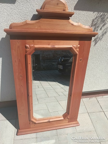 Vintage wooden wall mirror large size negotiable