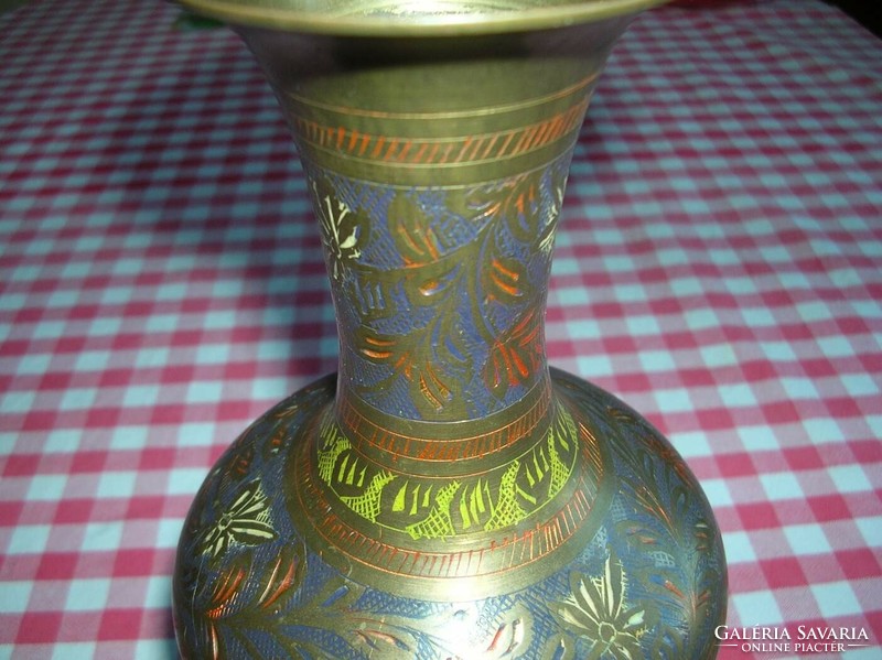 Oriental copper vase